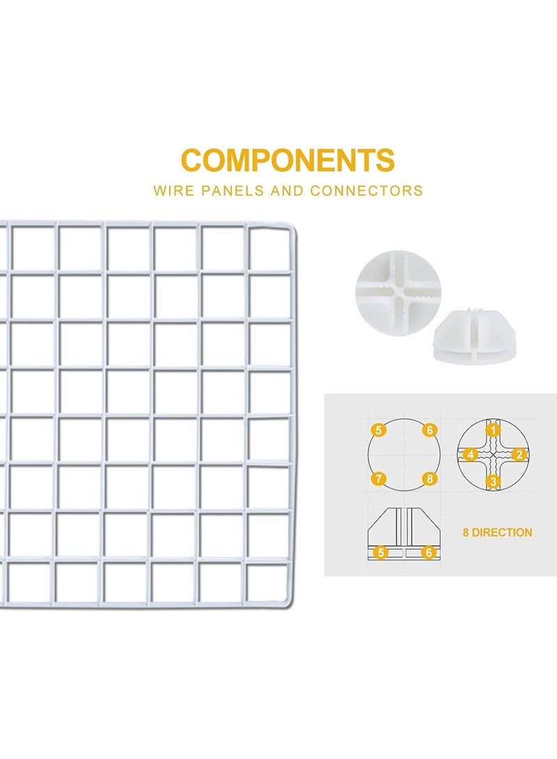 M.A&F's DIY Pet Playpen, Animal Cage Portable pet panels,Pigs, Rabbits,Dog Cage,Cat Cage Crate Fence Tent for Indoor Outdoor - Image 4